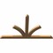 Ekena Millwork Richland Timber Gable Bracket, Western Red Cedar, 96"W x 56"H x 3 1/2"D x 5 1/2"F, 14/12 Pitch GBW096X56X0406RIC00SWR - alternate 4